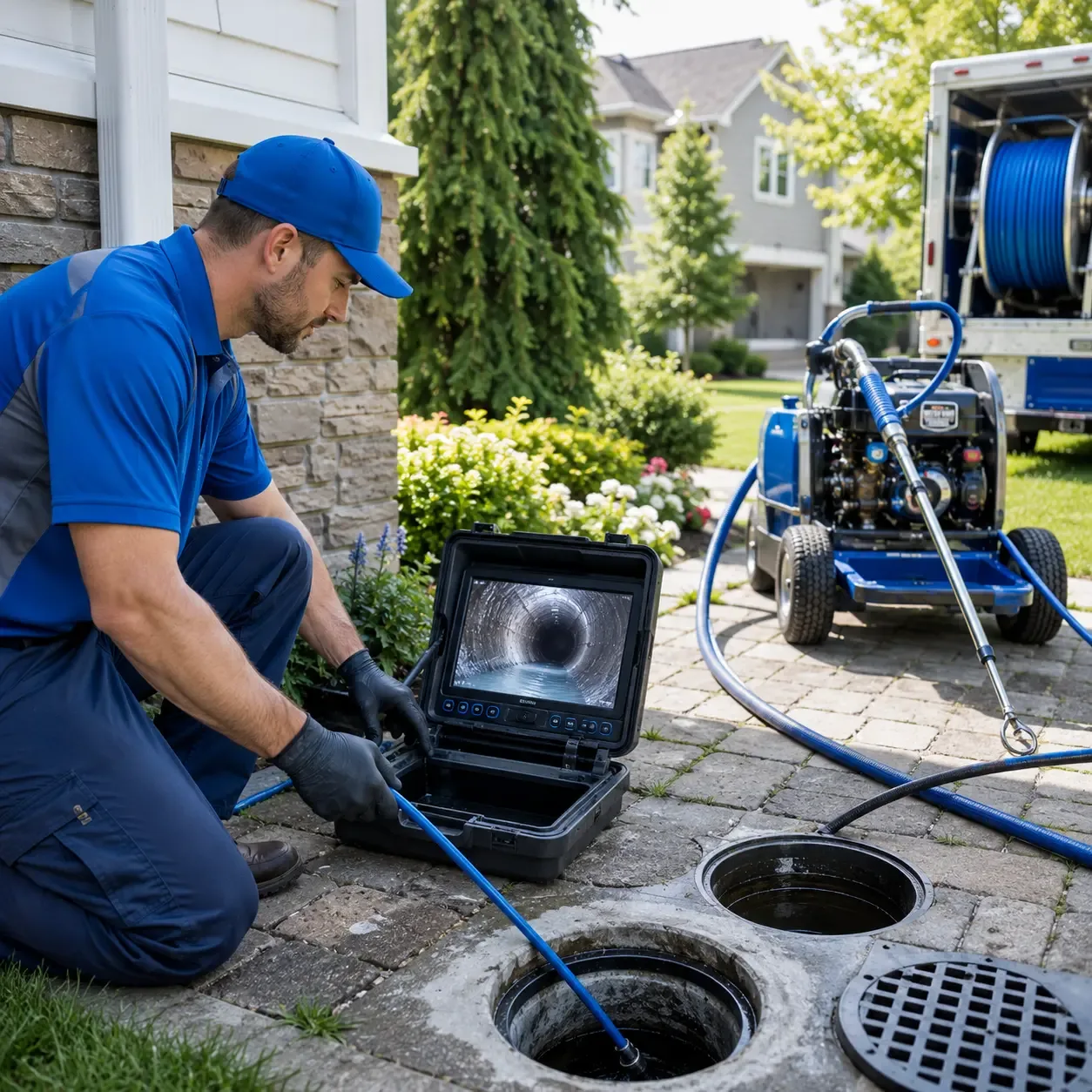 Outdoor drain cleaning professionals serving Canute, OK
