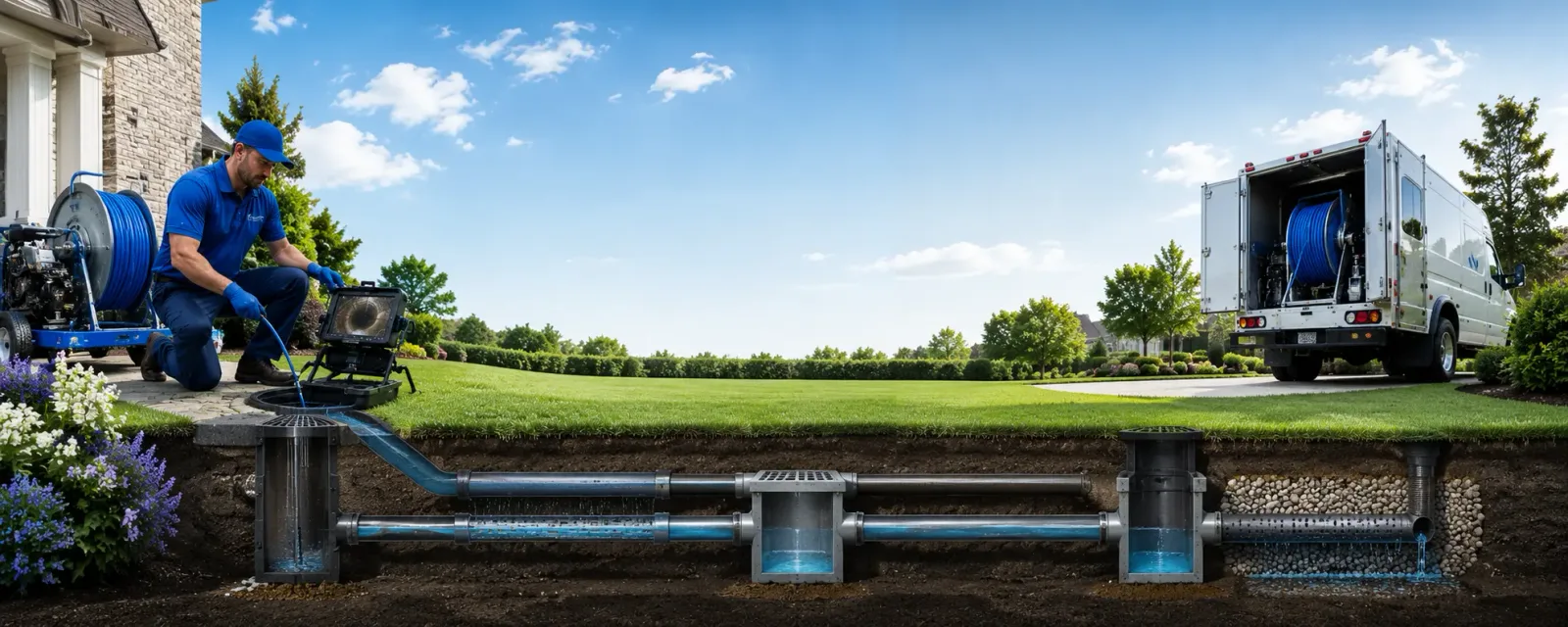 Outdoor drain cleaning information for Canute, OK
